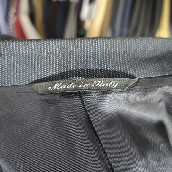 Canali Men's Virgin Wool Navy Blazer 42R - Picture 9 of 15